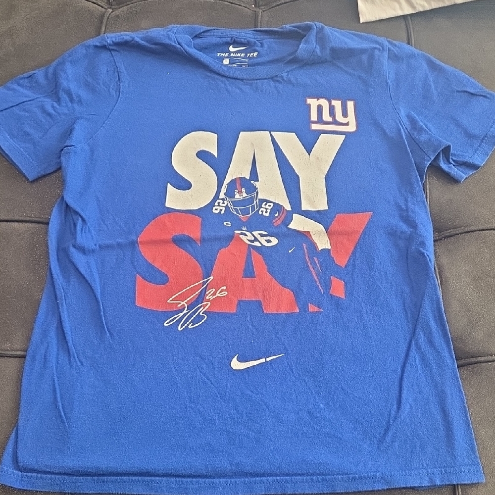 Nike Blue 'Say Say' Graphic Tee